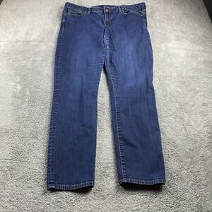 Gap‎ 1969 Always Skinny Jeans Womens 33R Blue Medium Wash Denim Mid Rise